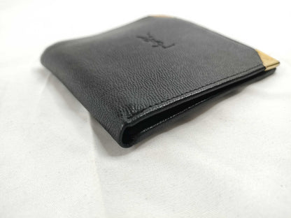 Yves Saint Laurent Leather Folding Wallet Wallet