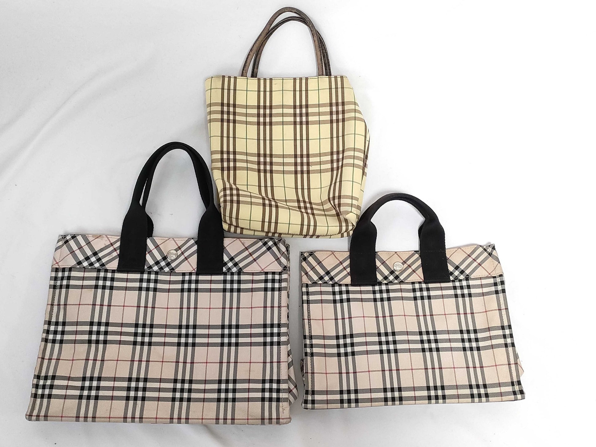 BURBERRY Bag Check 3-Piece Tote Bag
