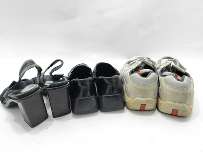 PRADA Shoes 3 Pieces Sneakers Loafers Loafers