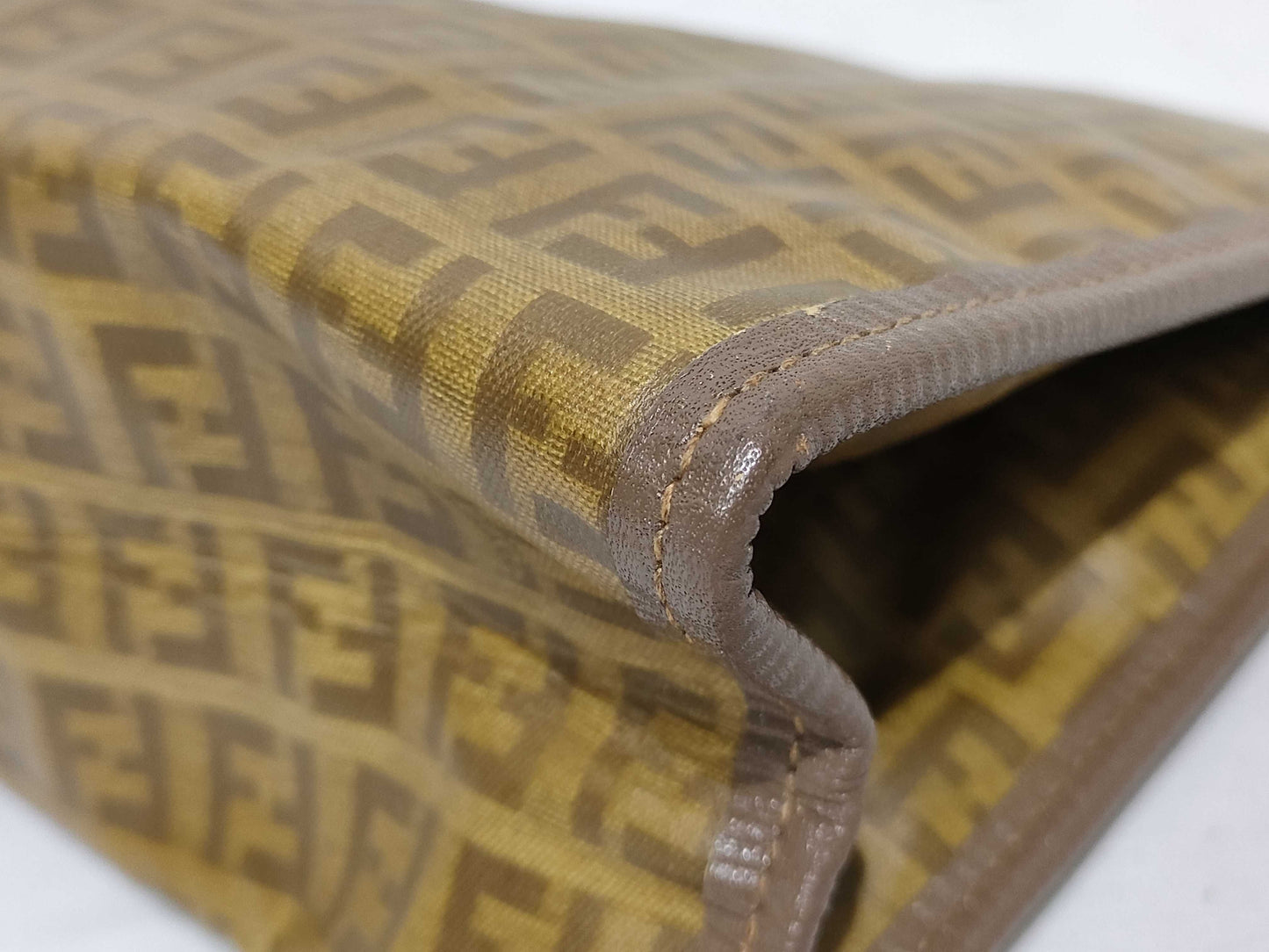 FENDI Zucca Pattern Fendi Zucca PVC Clutch Bag Clutch Bag