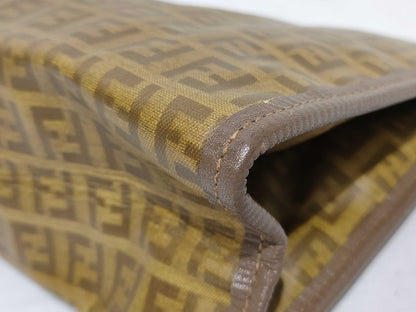 FENDI Zucca Pattern Fendi Zucca PVC Clutch Bag Clutch Bag