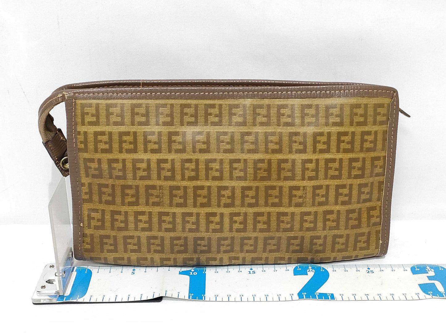 FENDI Zucca Pattern Fendi Zucca PVC Clutch Bag Clutch Bag