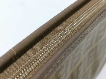 FENDI Zucca Pattern Fendi Zucca PVC Clutch Bag Clutch Bag