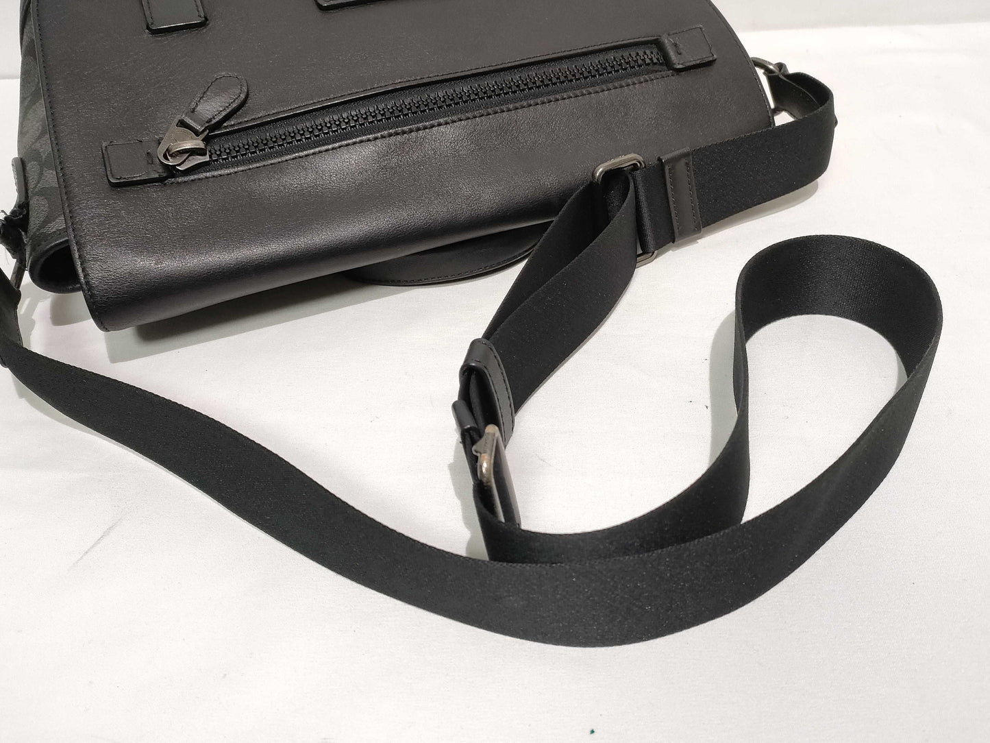 COACH Signature PVC Leather Shoulder Bag Messenger Shoulder Bag