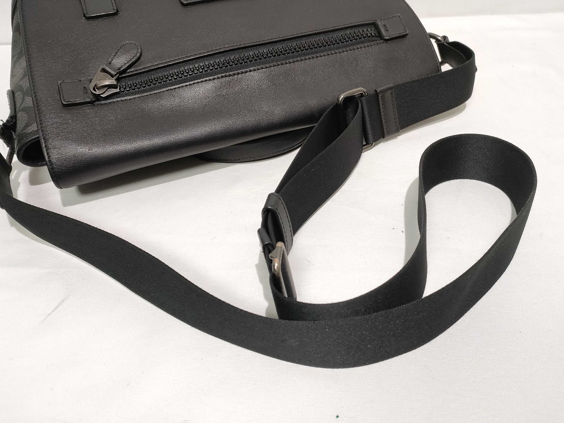 COACH Signature PVC Leather Shoulder Bag Messenger Shoulder Bag