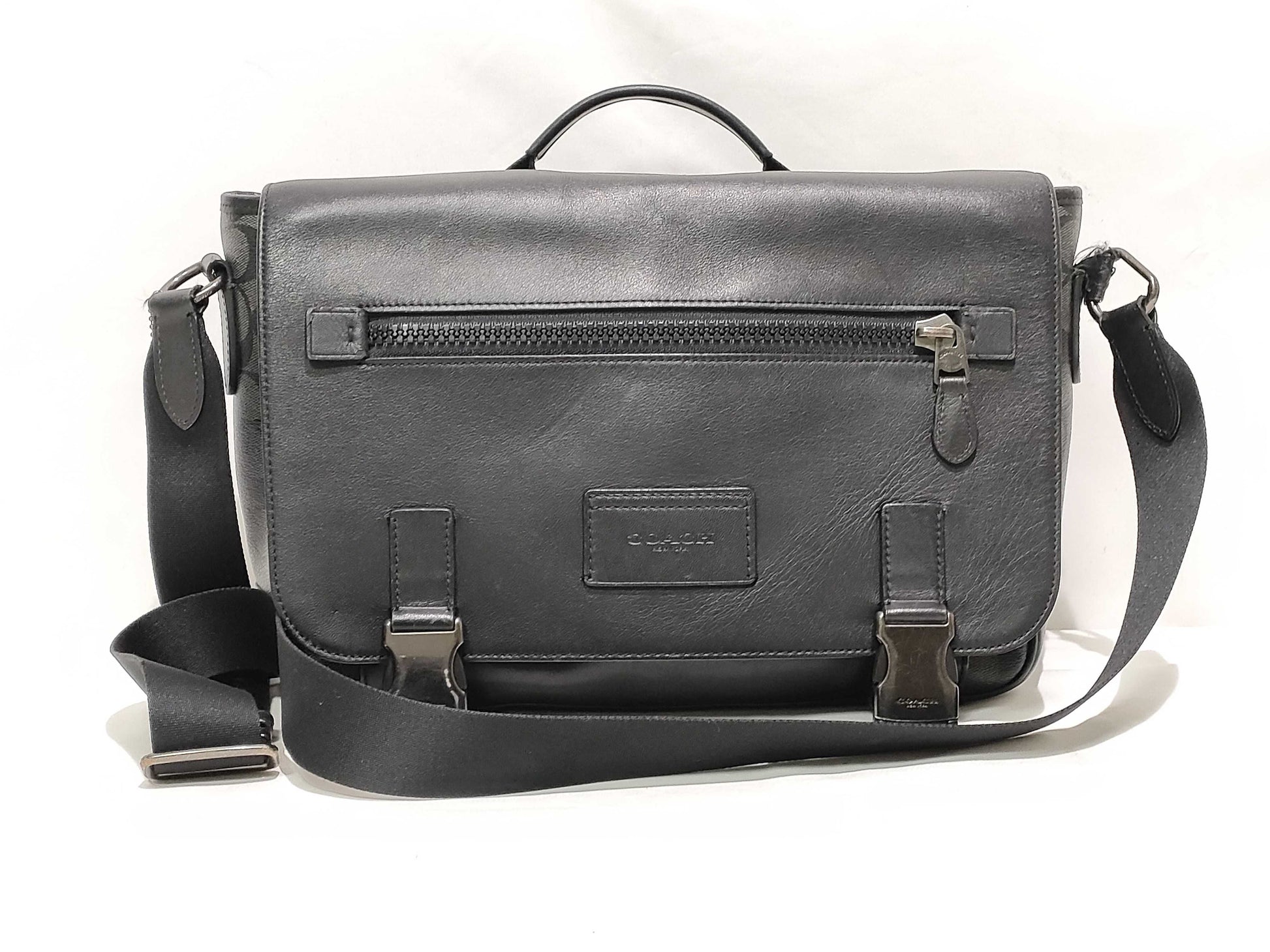 COACH Signature PVC Leather Shoulder Bag Messenger Shoulder Bag