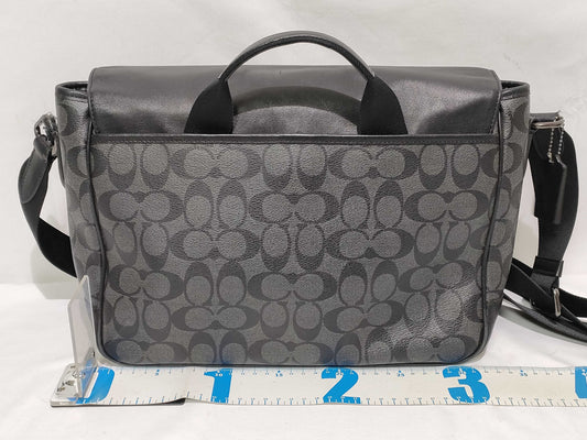 COACH Signature PVC Leather Shoulder Bag Messenger Shoulder Bag