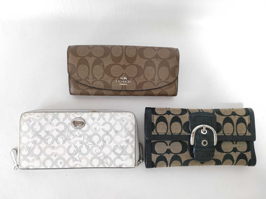 COACH Signature Coach Wallet 3-Piece Set Wallet