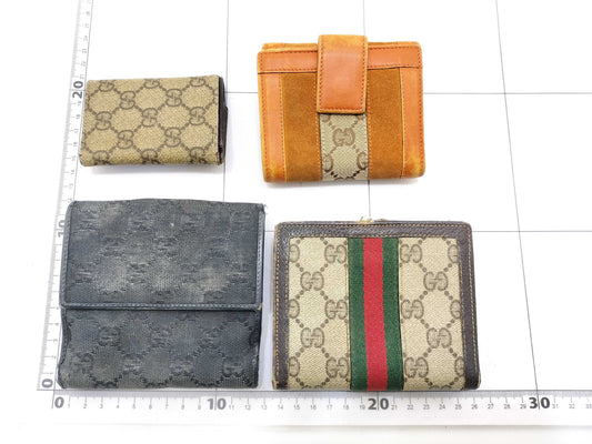 GUCCI GG Canvas Gucci GG Sherry Line Wallet 5 Piece Set Wallet