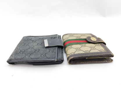 GUCCI GG Canvas Gucci GG Sherry Line Wallet 5 Piece Set Wallet