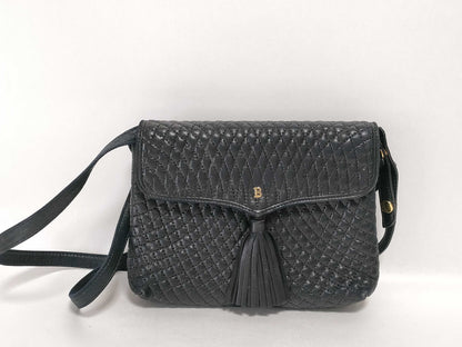 BALLY Quilted Leather Shoulder Bag Shoulder Bag