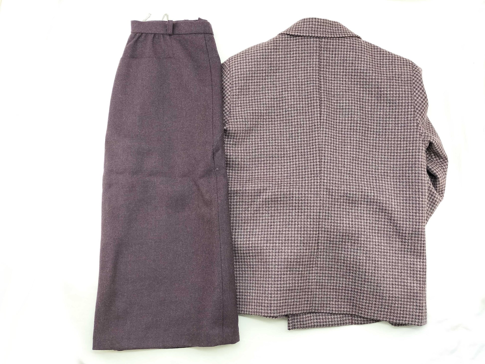 Dior Christian Dior Houndstooth Set Up Jacket Skirt Wool Other Apparel