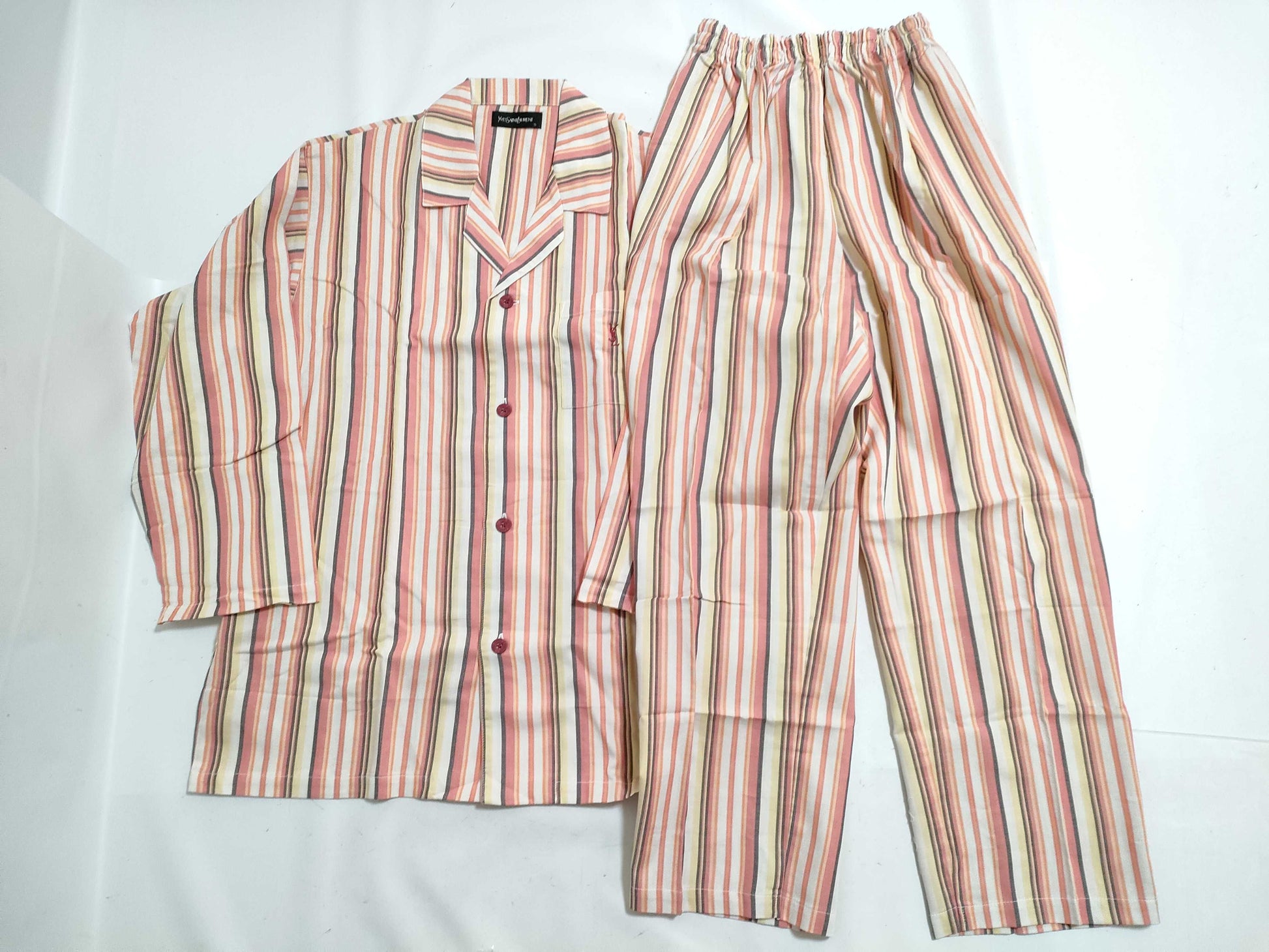 Yves Saint Laurent YSL Embroidered Set Shirt Pants Other Apparel
