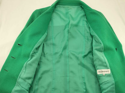 Yves Saint Laurent Saint Laurent YSL Logo Gold Button Wool Jacket Jacket