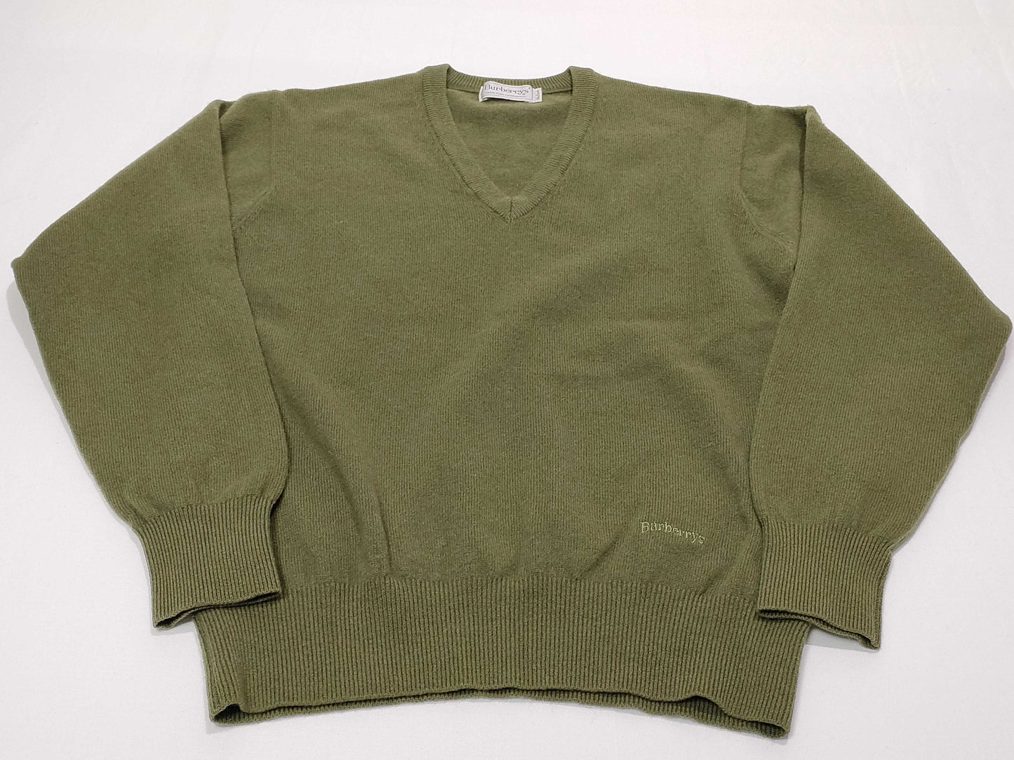 BURBERRY Knitted Wool Logo Top