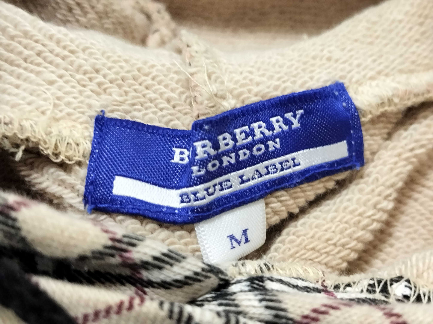 BURBERRY Blue Label BURBERRY BLUE LABEL Novacheck Hoodie Top