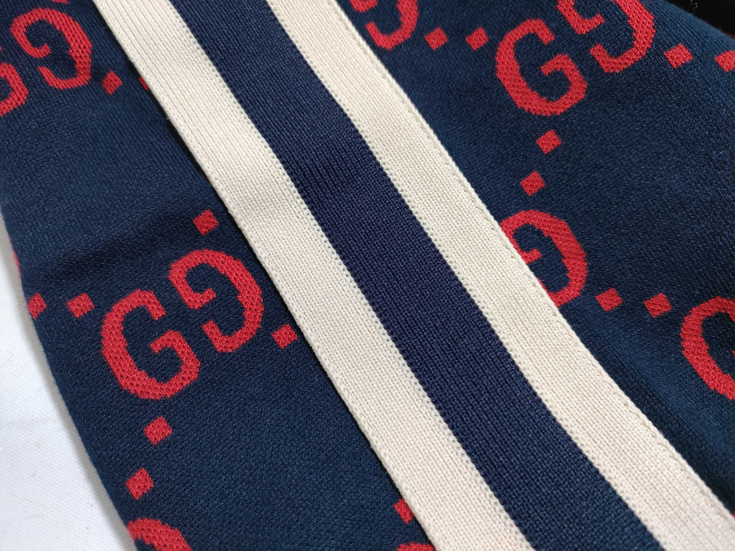 GUCCI GG print jersey pants