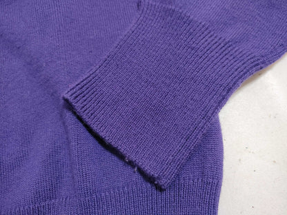 Yves Saint Laurent YSL logo embroidered knit top