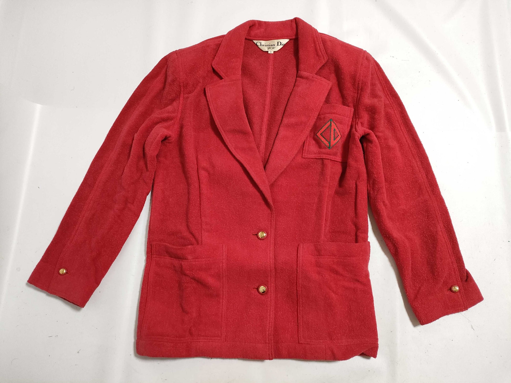 Dior Christian Dior CD logo gold button jacket