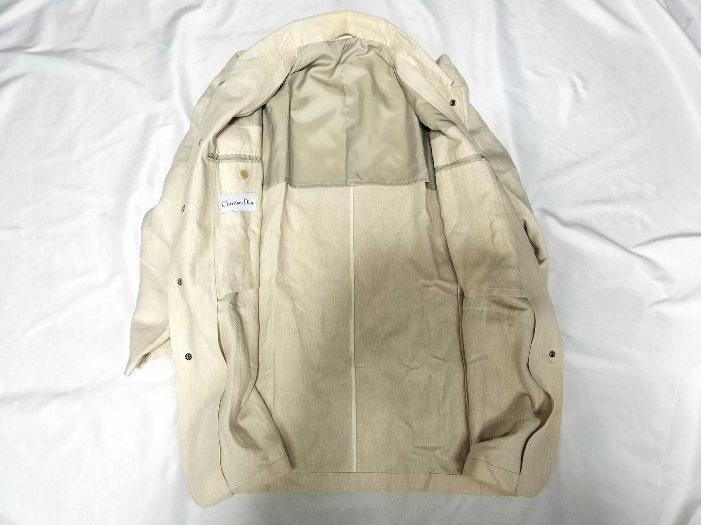 Dior Christian Dior CD Logo Silver Button Jacket Jacket