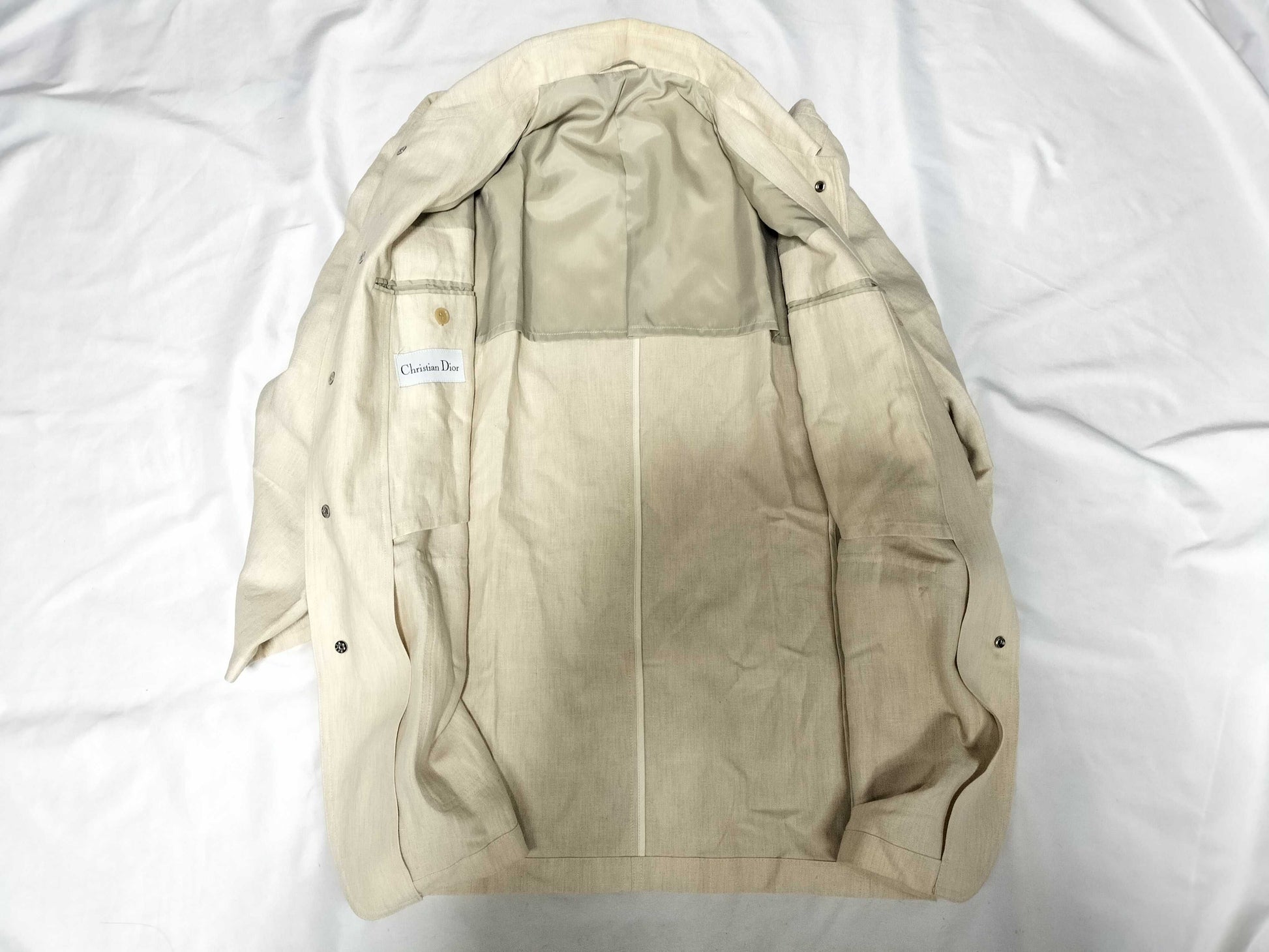 Dior Christian Dior CD Logo Silver Button Jacket Jacket