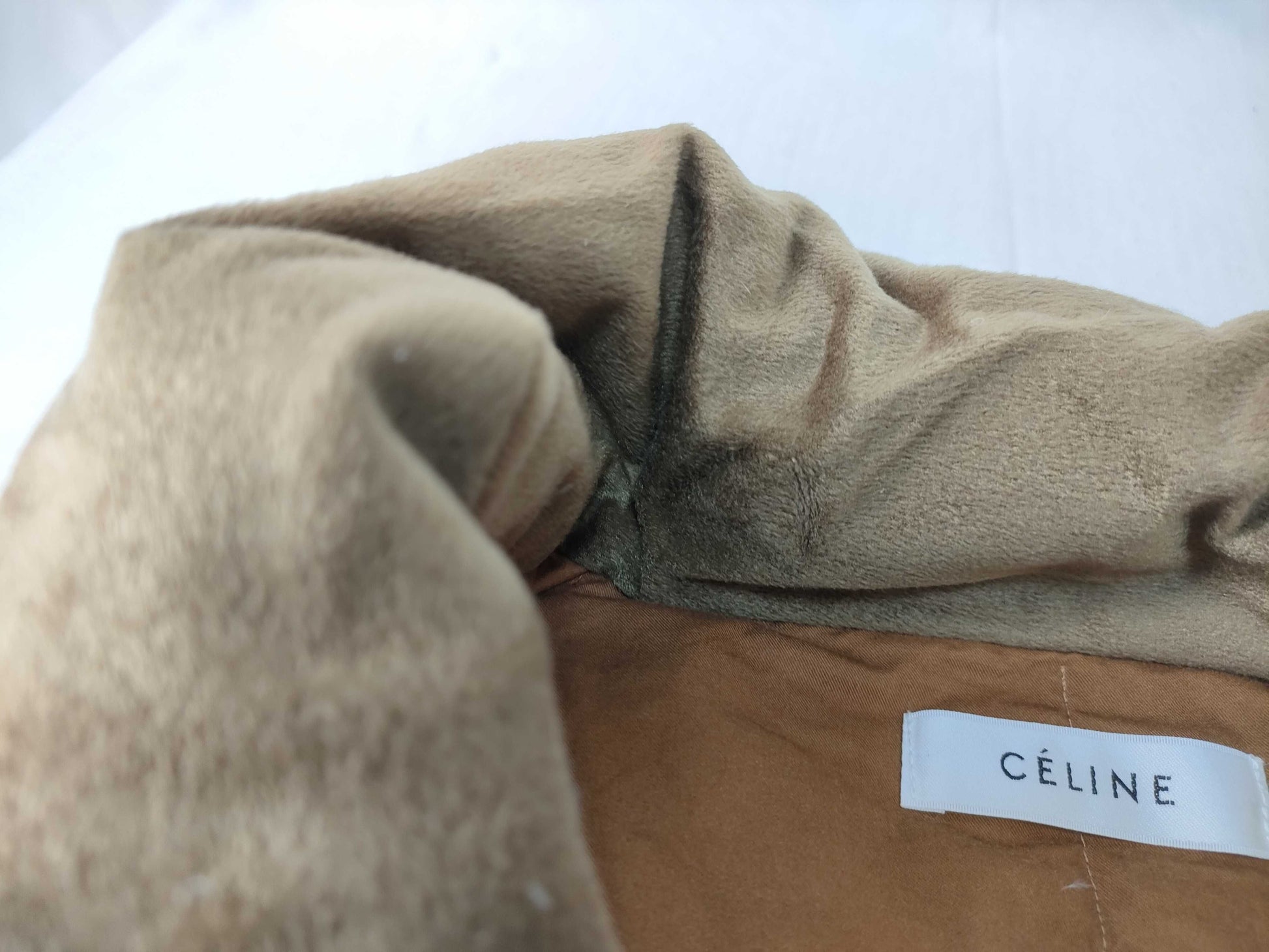 CELINE Phoebe CELINE Macadam Down Vest Phoebe Philo Brown Top