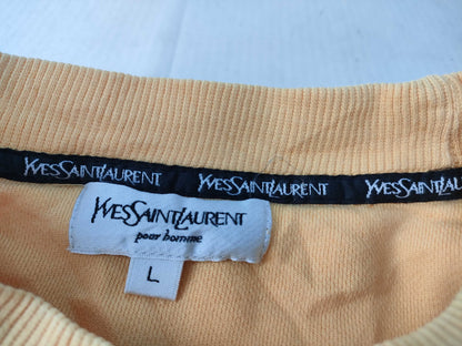 SAINT LAURENT Logo Embroidered Sweatshirt Top