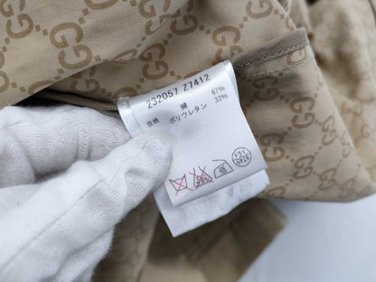 GUCCI Lined GG Pattern Gucci Coat Beige GG Coat
