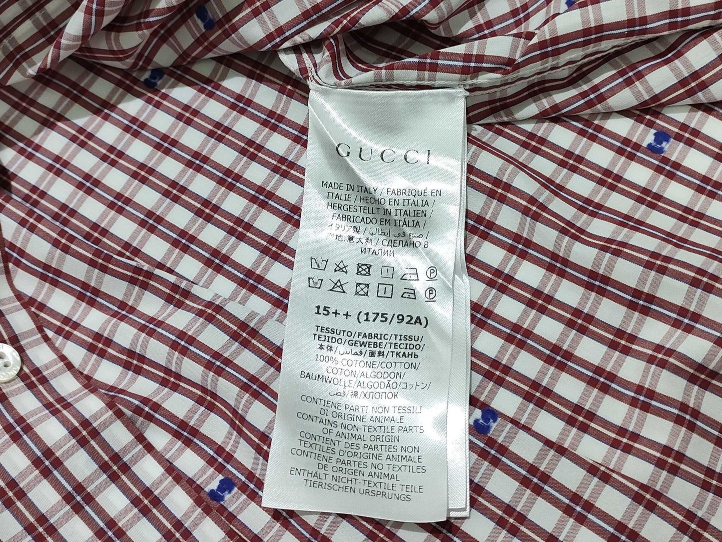 GUCCI Men's GG Pattern Gucci Shirt Shirt