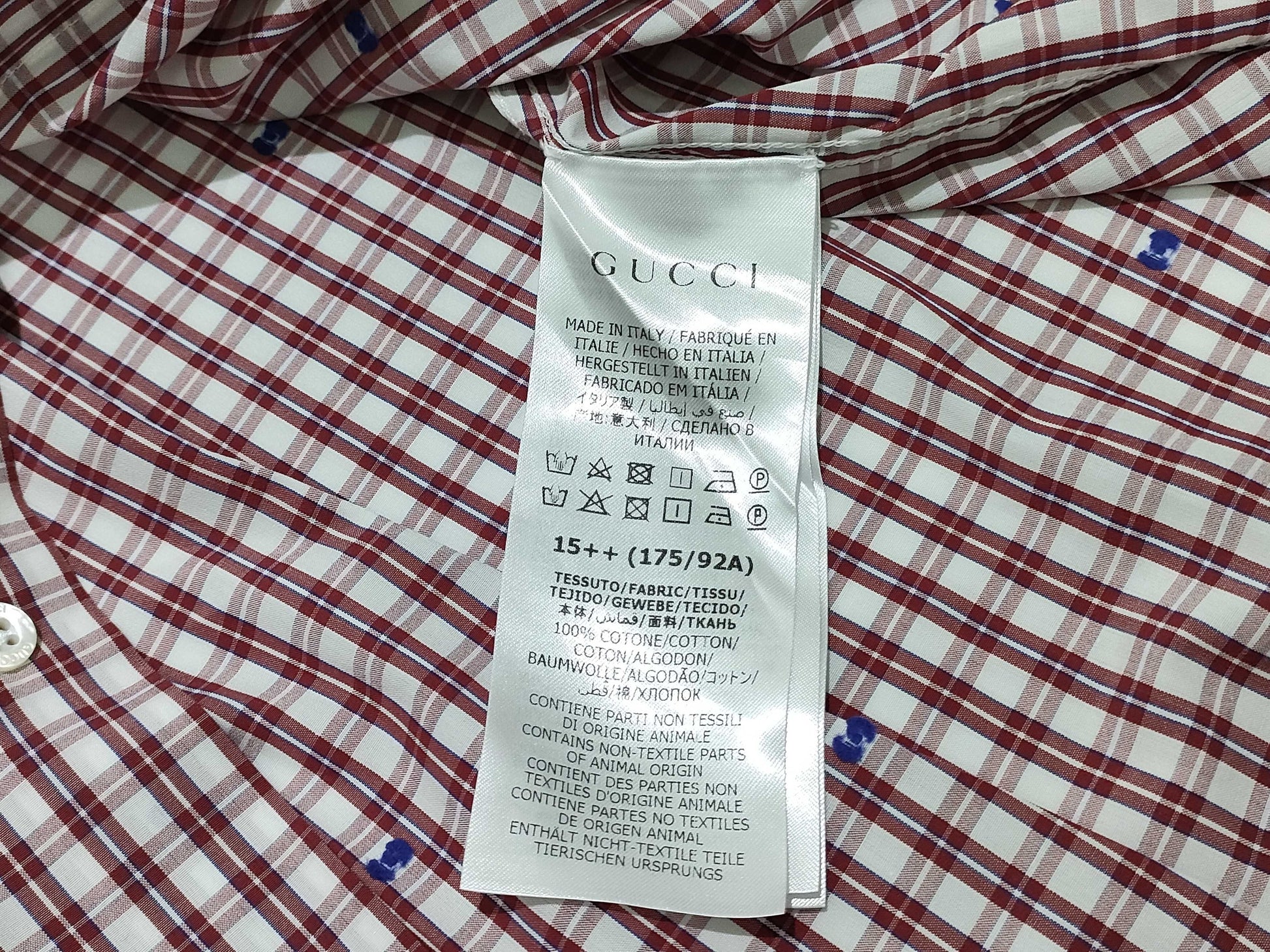 GUCCI Men's GG Pattern Gucci Shirt Shirt