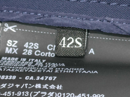 PRADA Nylon Prada Logo Pants Rubber Logo Pants