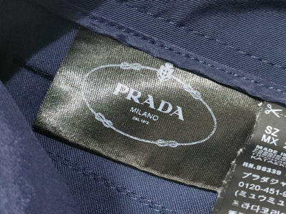 PRADA Nylon Prada Logo Pants Rubber Logo Pants