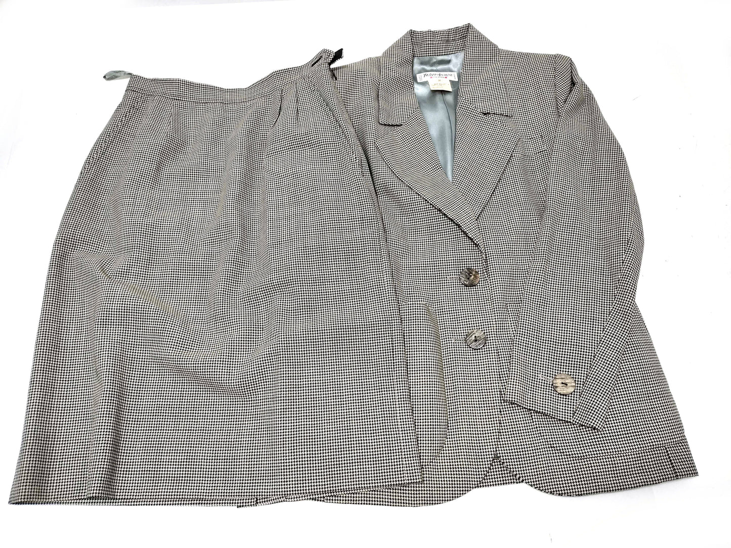 Yves Saint Laurent Saint Laurent Rive Gauche Staggered Set Up Jacket Other Apparel