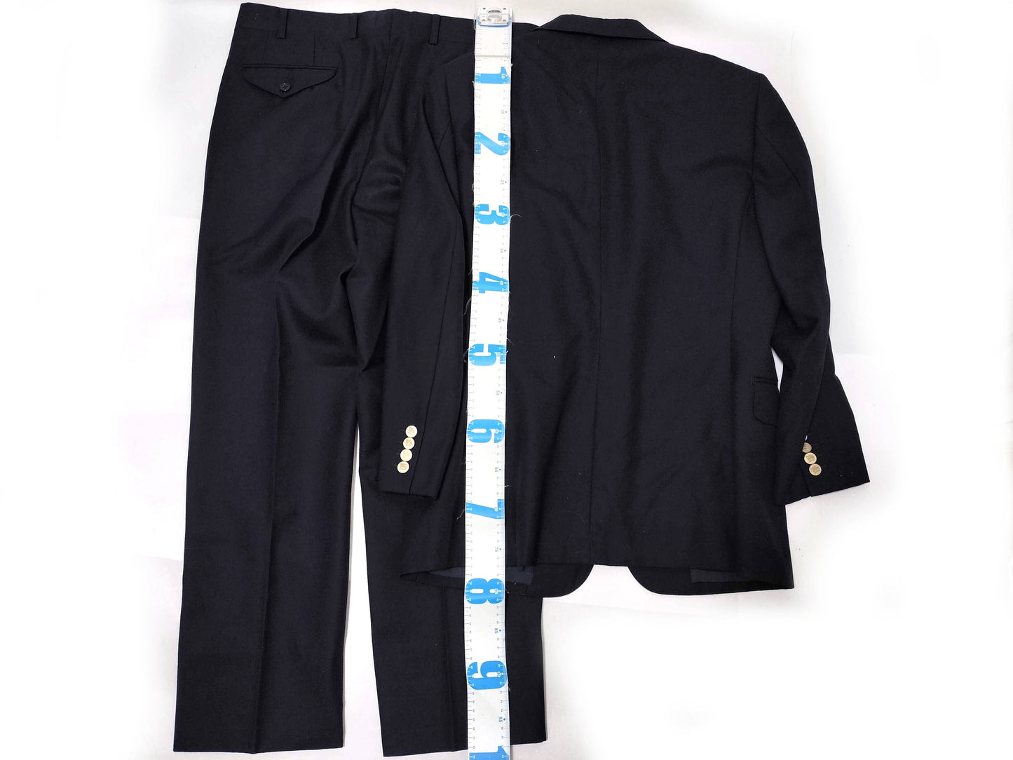 Burberrys Navy Blue Set Gold Button Jacket Pants Other Apparel
