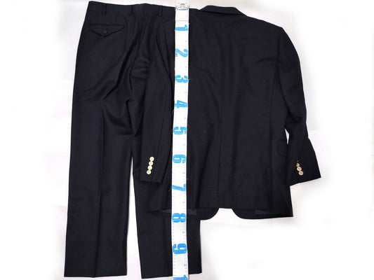 Burberrys Navy Blue Set Gold Button Jacket Pants Other Apparel