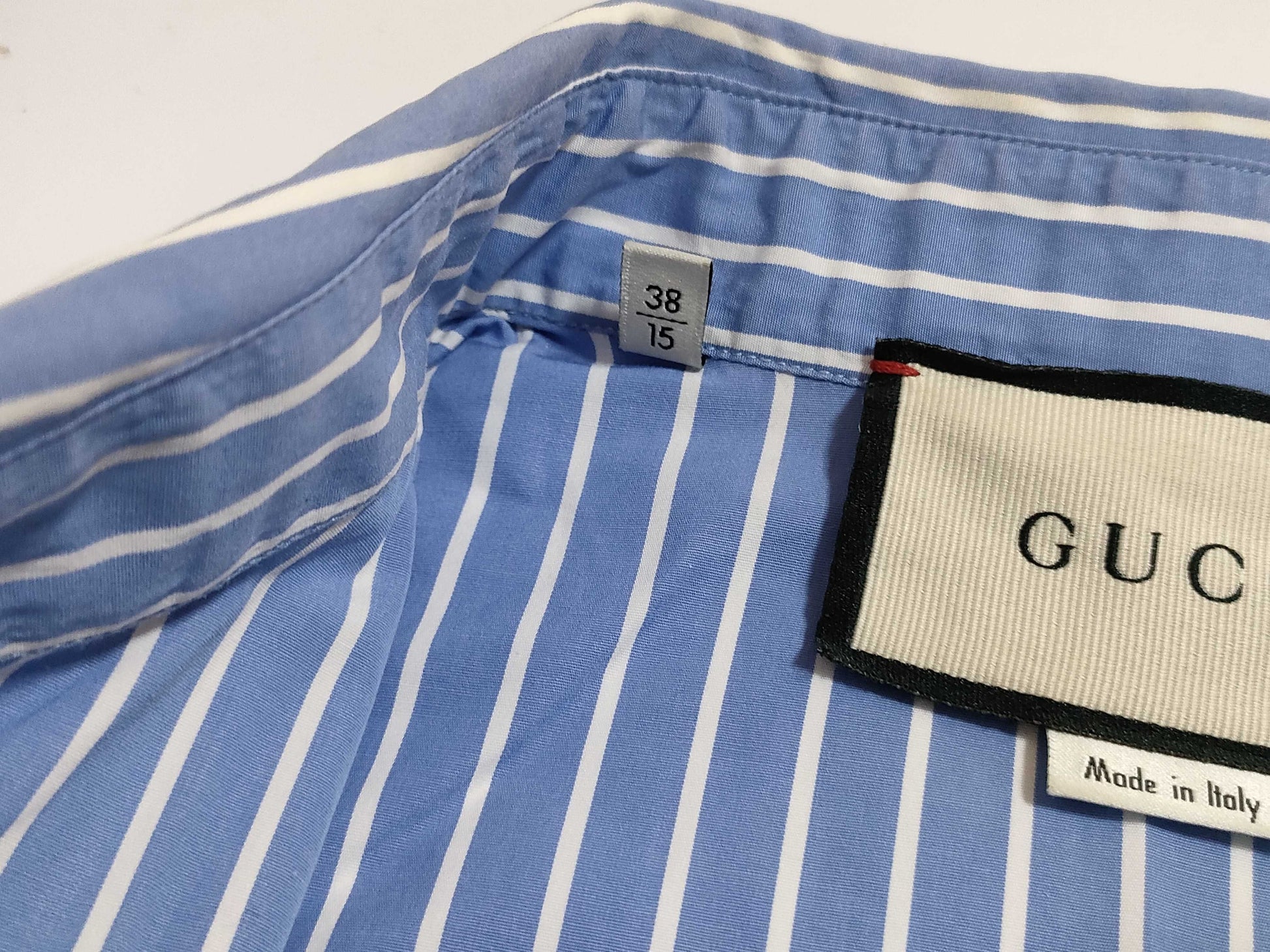 GUCCI Striped Shirt with Current Tag