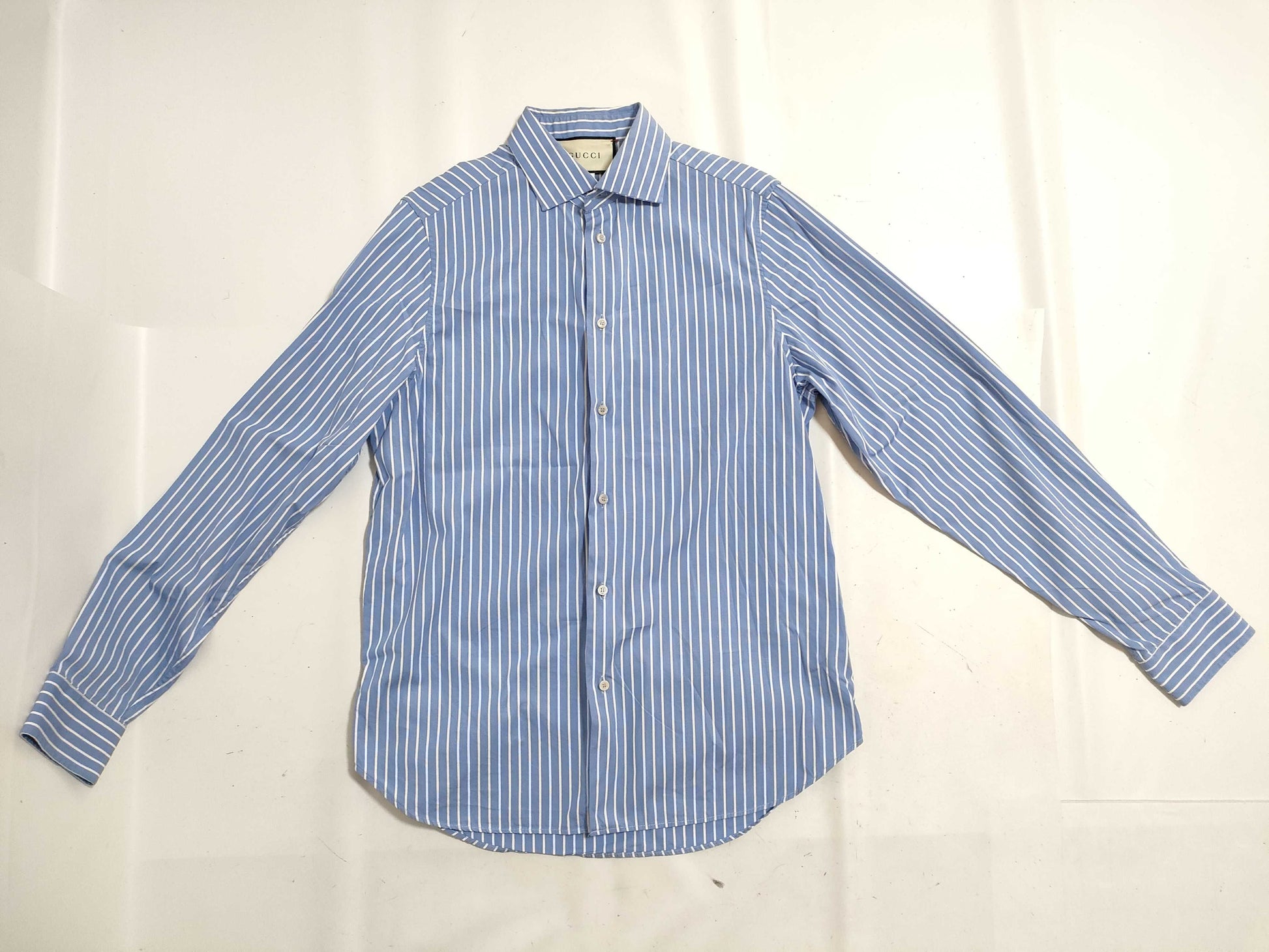 GUCCI Striped Shirt with Current Tag