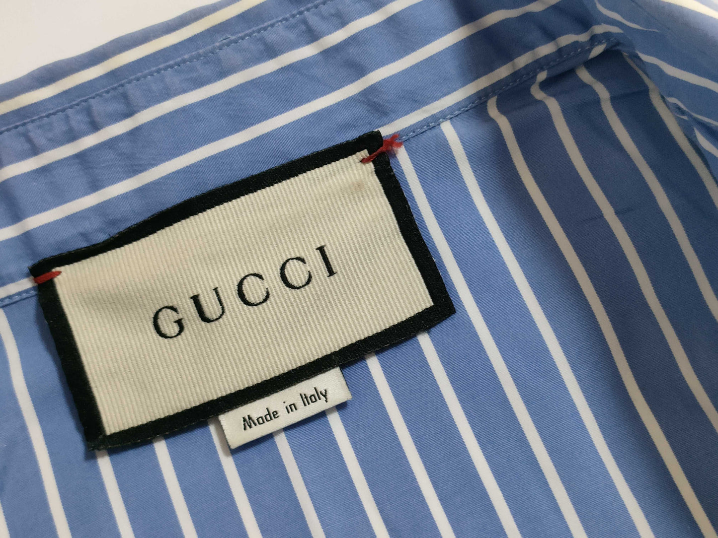 GUCCI Striped Shirt with Current Tag
