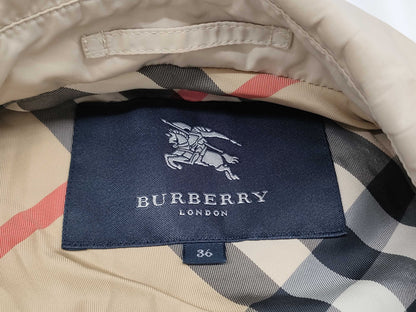 BURBERRY BURBERRYLONDON Pocketable Nylon Drawstring Coat Belt Coat