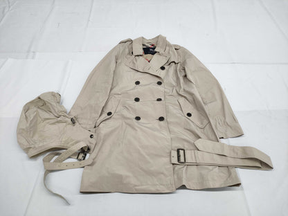 BURBERRY BURBERRYLONDON Pocketable Nylon Drawstring Coat Belt Coat