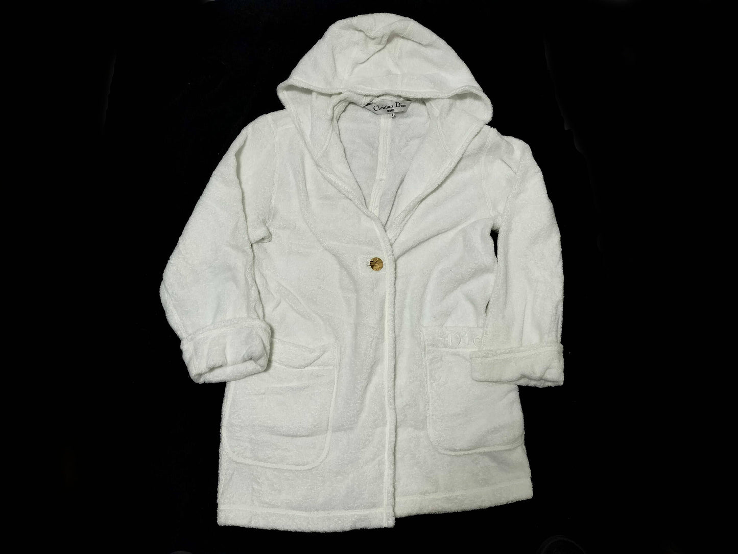 Dior CD Logo Gold Button Christian Dior Outerwear Top