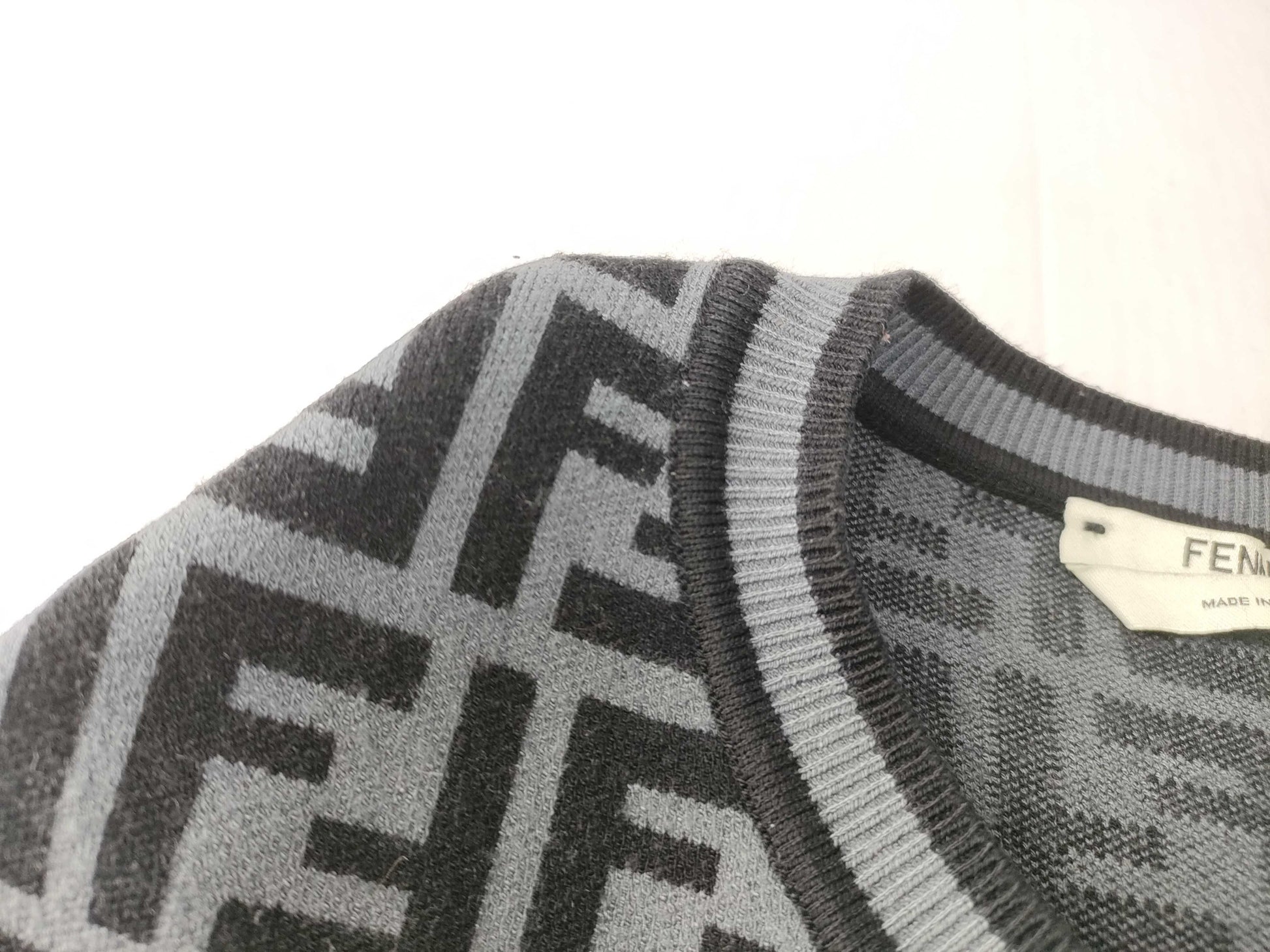 FENDI FENDI Zucca Current Tag Knit Tops