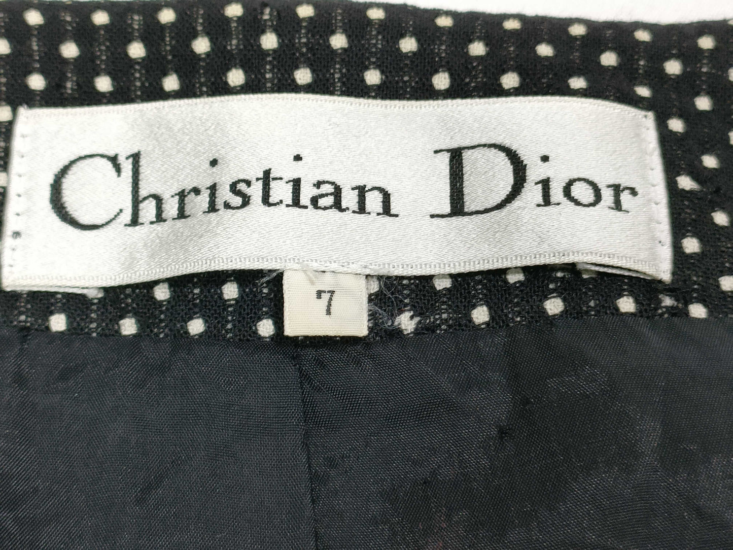 Dior Christian Dior Dot Set Jacket Skirt Other Apparel
