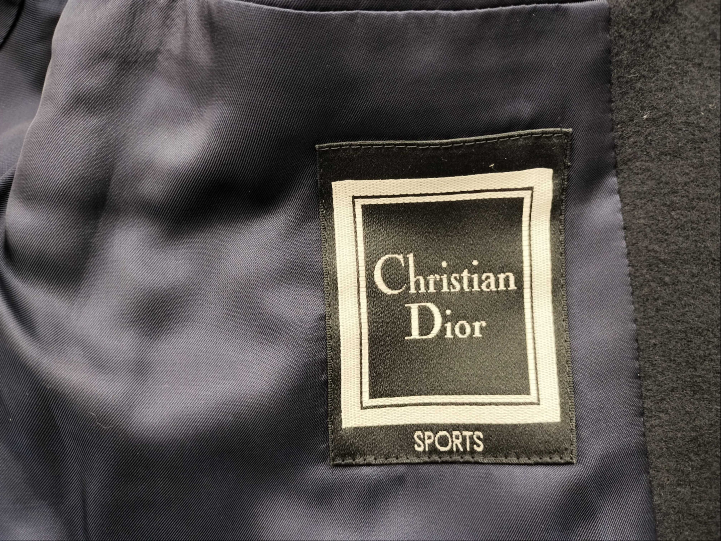 Dior Christian Dior Patch Gold Button Outer Jacket