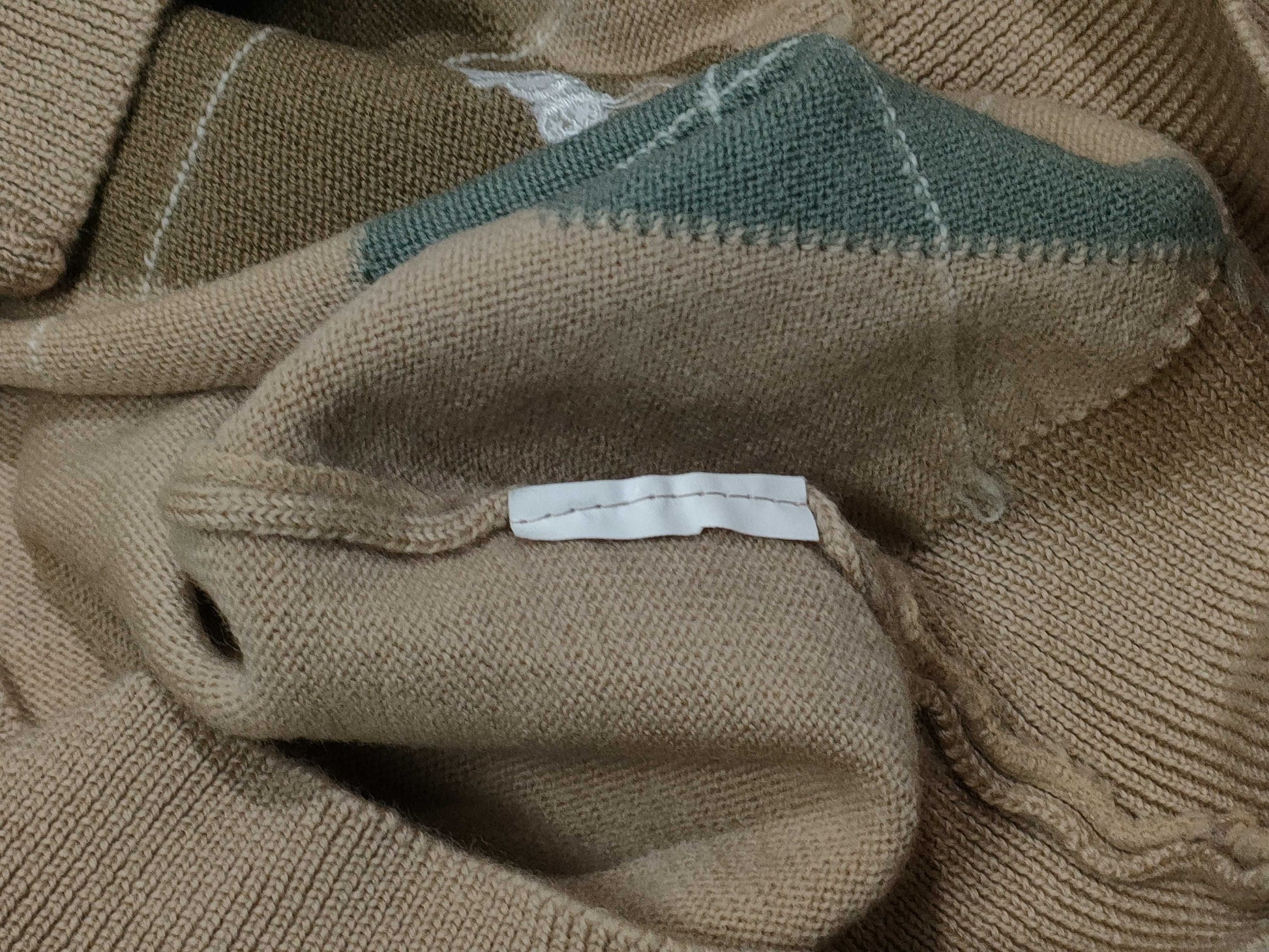 BURBERRY Argyle Knit Cardigan Cardigan