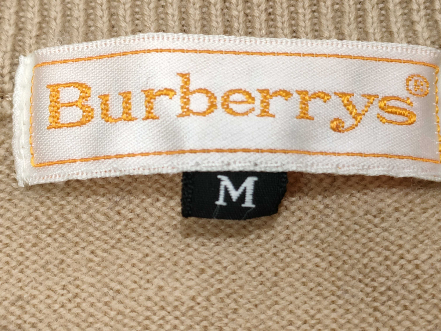 BURBERRY Argyle Knit Cardigan Cardigan