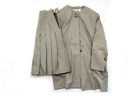 Dior Christian Dior Set Up Jacket Skirt Pleats Other Apparel
