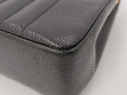 CHANEL Caviar Skin Mademoiselle Shoulder Bag