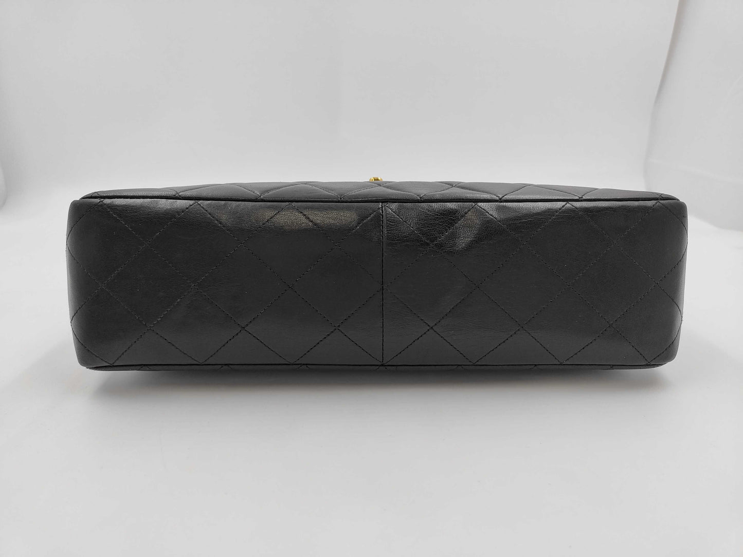 CHANEL Lambskin Decama Trasse Shoulder Bag