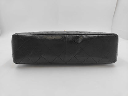 CHANEL Lambskin Decama Trasse Shoulder Bag